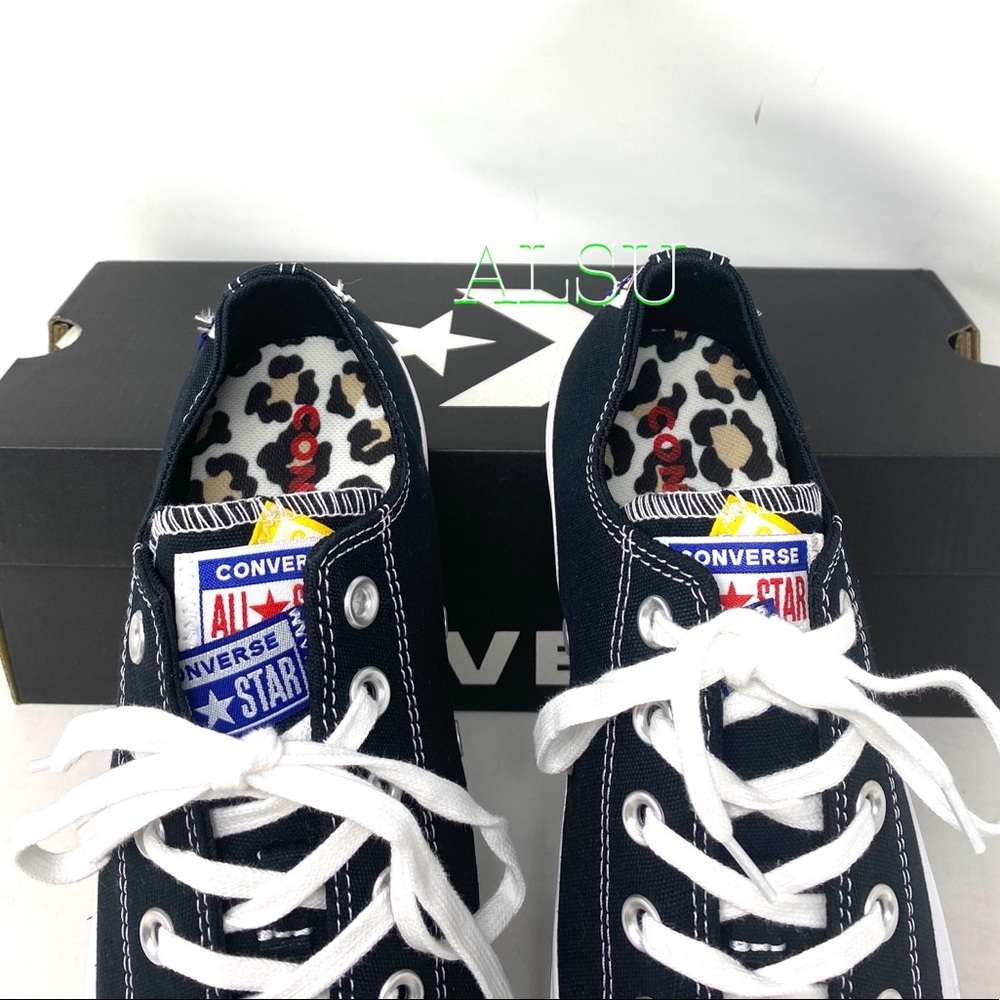 Converse Ctas Canvas Low Black Rush Blue Men’s - Picture 7 of 10